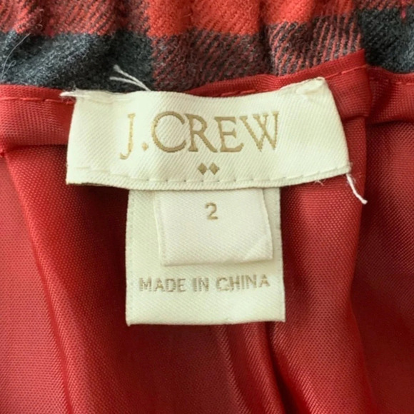 J. Crew • Buffalo Plaid Sidewalk Skirt - Picture 6 of 8